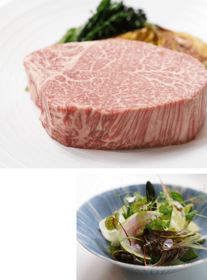 地域の旬な食材を使用しています
